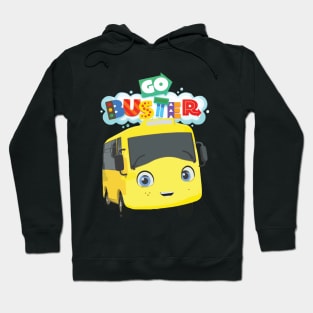 Go Buster  Kids Cartoons baby video Bus Hoodie